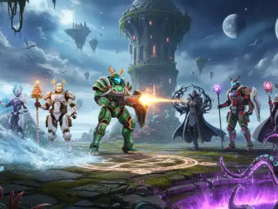 Christmas Sci-Fi Warrior Pack  6 Festive Battle Heroes 3D model