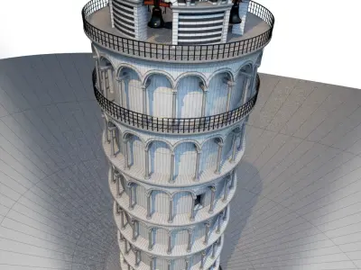 Leaning Tower of Pisa 3D model