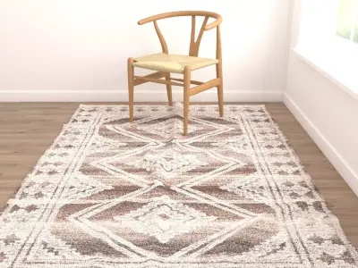 Rugs No 1040 Low-poly 3D model
