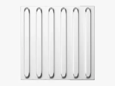 Tactile Pavement Line 6 Metal 3D model