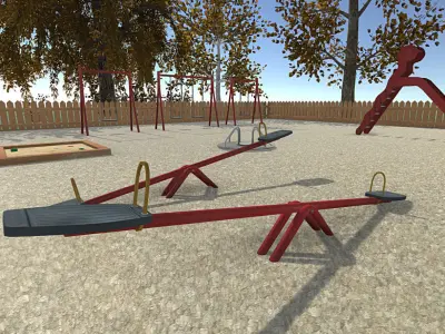 Playground Low-poly 3D model