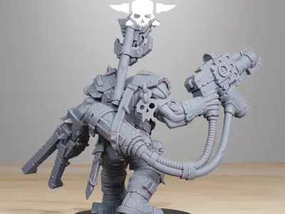 Orkaz BlackSkull 3D print model