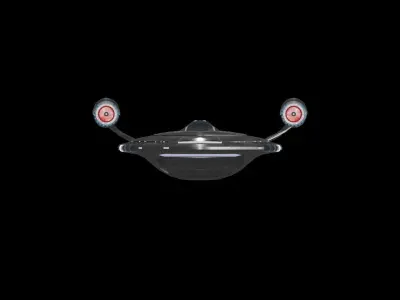 Star Trek Protostar-Class Starship Low-poly 3D model