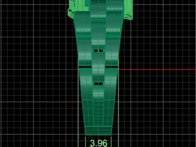 Jewelry ring 445 3D print model