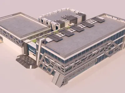 0035 - Art Center - 2021 - 01 - Design 04 - 2D Plans - 3D Files 3D model