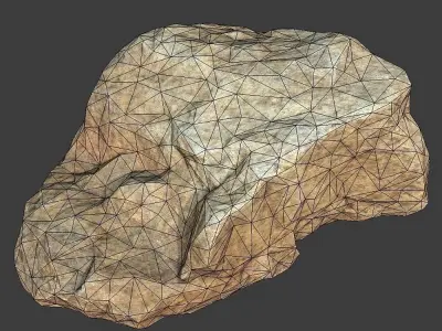 Monique Stone Low-poly 3D model