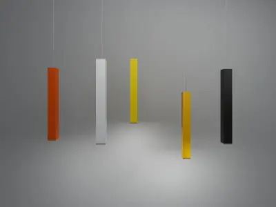 Miyako LED Suspension Lights Free 3D model