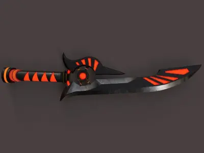 Sci-Fi Sword V6 Low-poly 3D model