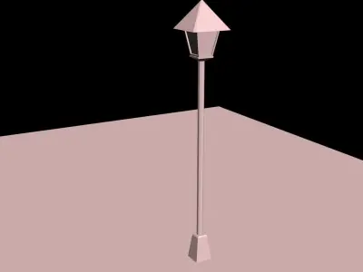 Steet Lamp Free low-poly 3D model