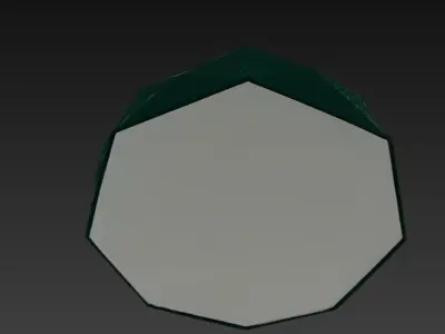 Octagon LED Light or Fixture 3D model