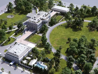  White House Area Scene 