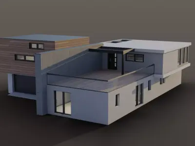 Architect House 3D model purchase
