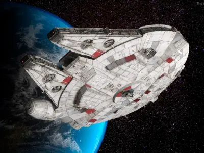  Millennium Falcon Spacecraft 