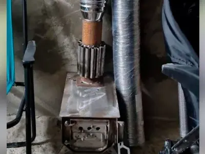 Welding Project Plans Drawings Stove 2 DXF PDF 3D model