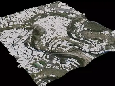 Luxembourg - Luxembourg city 3D model