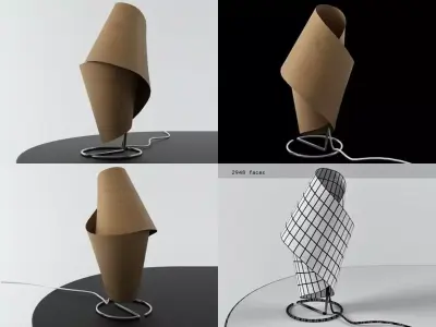 Loopy Table Lamp 3D model