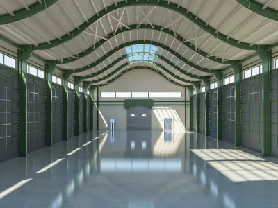 Warehouse 4 interior model 3D model