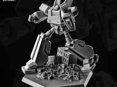 Mega RobotX 100mm 3D print model
