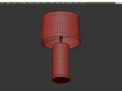 Chelsea House Malachite Cylinder Table Lamp Low-poly 3D model