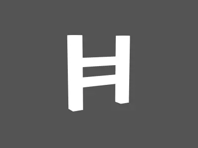 Hedera Coin v2 001 Low-poly 3D model