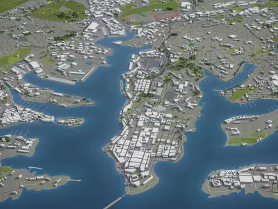 Malta  Low-poly 3D model