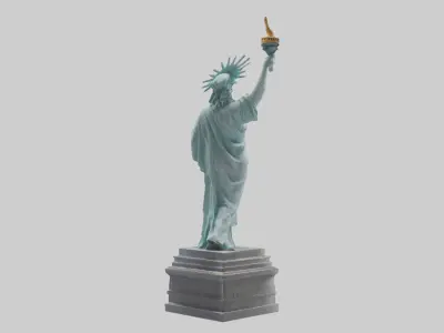 The Dream of Liberty statue model 3D model