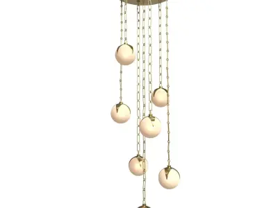 Eichholtz chandelier alesa 3D model