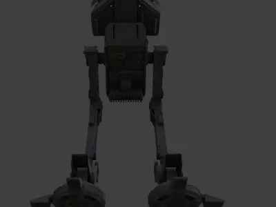 AT-AC Styalized Low-poly 3D model