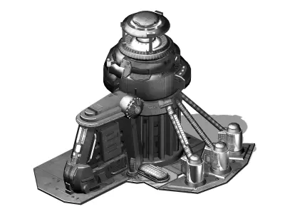 Functional mechanical object 03 3D model