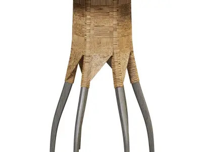Hex Side table by bakerfurniture   3D model