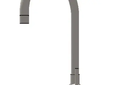 kitchen mixer tap Low-poly 3D model