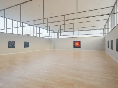 Art Museum Gallery Interior 38 Low-poly 3D model