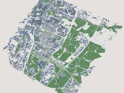 Helsingborg City Sweden 3D model