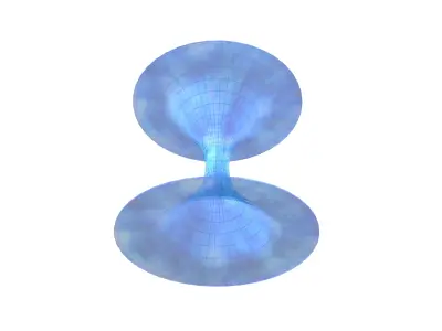 Wormhole v1 004 Low-poly 3D model