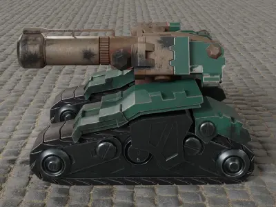 Overwatch - Bastion Tank 3D model