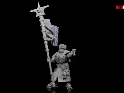 Ice Warriors - Command Squad of the Imperial Force 3D print model