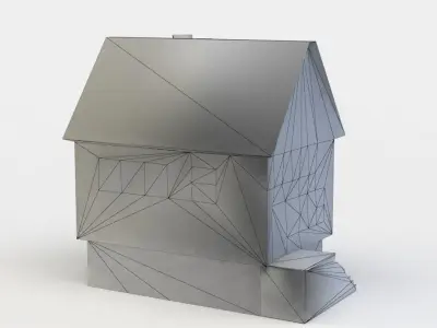 House old Low-poly 3D model
