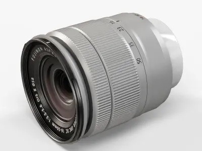 Fujifilm Fujinon XC16-50mm f 3-5 5-6 OIS II Lens Low-poly 3D model