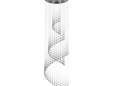Crystal Ceiling Lamp 3D model purchase