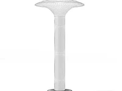 Exterior Standing Lamp 3D Model 3D model