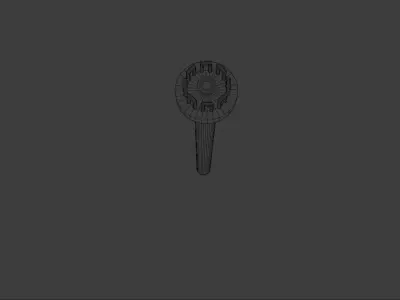 Torch fork 3D model