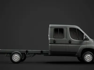 Peugeot Boxer Manager Chassis Truck Crew Cab 4035XL WB 2020 3D model