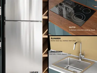 kitchen kallarp 3D model