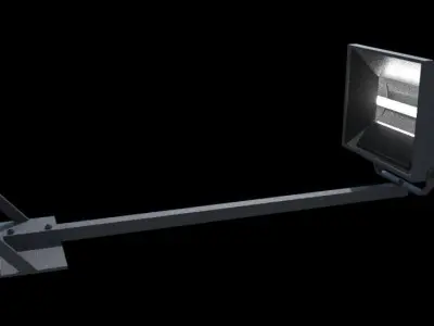 Billboard with Lights  3D model