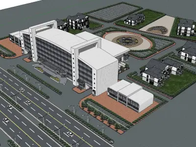 vacation spot-Resort-Fashion Leisure Hotel-0151 3D model