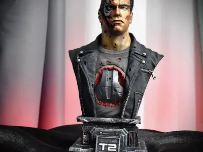 Terminator 2 Bust 3D print model