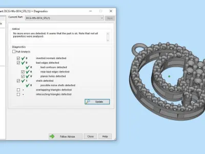 Half set 0014 3D print model