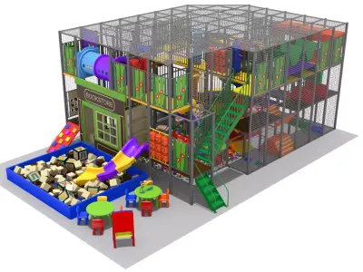 Indoor Playground 3D model