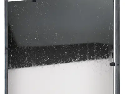 Niccolo Floating Floor Mirror 3D model