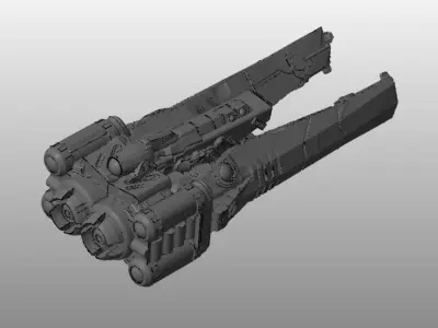 SKY RELICS - 22 INVADER 3D print model